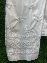 Load image into Gallery viewer, White Cotton Lycra Pant