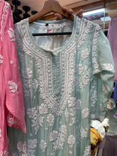 Load image into Gallery viewer, Chikankari Muslin Kurti