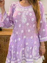 Load image into Gallery viewer, Muslin Short A line Kurti