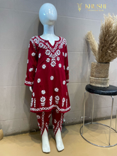 Load image into Gallery viewer, Chikankari Rayon Kid Set