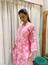 Load image into Gallery viewer, Chikankari Muslin Kurti