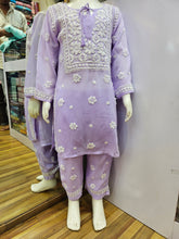 Load image into Gallery viewer, Chikankari Kid Set