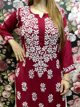 Load image into Gallery viewer, Red Kurti