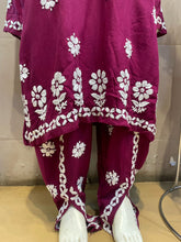 Load image into Gallery viewer, Chikankari Rayon Kid Set