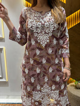 Load image into Gallery viewer, Chikankari Print Pant Set