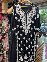 Load image into Gallery viewer, Chikankari Modal Kurti