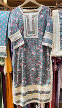 Load image into Gallery viewer, Printed Grey Dress