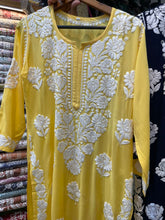Load image into Gallery viewer, Chikankari Modal Kurti