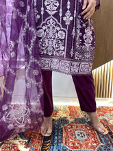 Load image into Gallery viewer, Organza Purple Dress