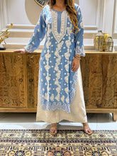 Load image into Gallery viewer, Chikankari Muslin Cutwork Kurta