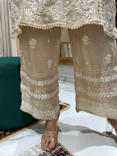 Load image into Gallery viewer, Chikankari Muslin Cord Set