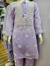 Load image into Gallery viewer, Chikankari Kid Set