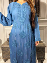 Load image into Gallery viewer, Chikankari Viscose Georgette Kurti