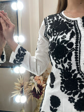 Load image into Gallery viewer, Black and White Kurti