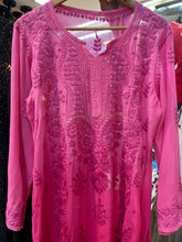 Load image into Gallery viewer, Chikankari Viscose Georgette Kurti