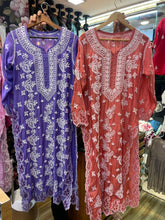 Load image into Gallery viewer, Chikankari Muslin Kurti