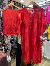 Load image into Gallery viewer, Chikankari Muslin Palazzo Set