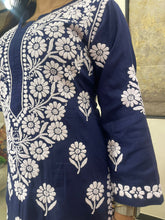 Load image into Gallery viewer, Navy Blue Kurti