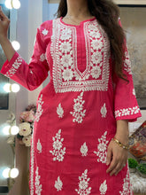 Load image into Gallery viewer, Rose Pink Kurti