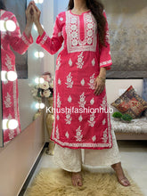 Load image into Gallery viewer, Rose Pink Kurti