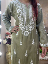 Load image into Gallery viewer, Green Kurti