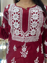 Load image into Gallery viewer, Maroon Kurti