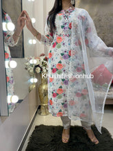 Load image into Gallery viewer, White Printed Suit