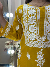 Load image into Gallery viewer, Mustard Yellow Kurti