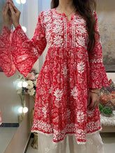 Load image into Gallery viewer, Red Kurti