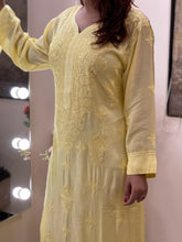 Load image into Gallery viewer, Haseena Yellow kurti