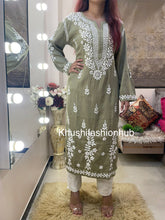 Load image into Gallery viewer, Green Kurti