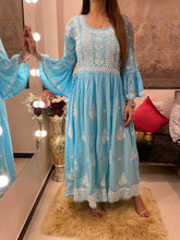 Load image into Gallery viewer, Blue Umbrella Kurti Online