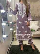 Load image into Gallery viewer, Purple Printed Set