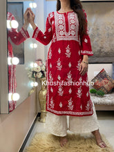 Load image into Gallery viewer, Red Kurti