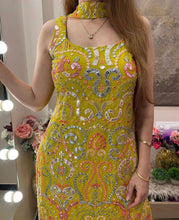 Load image into Gallery viewer, Yellow Gharara Dress