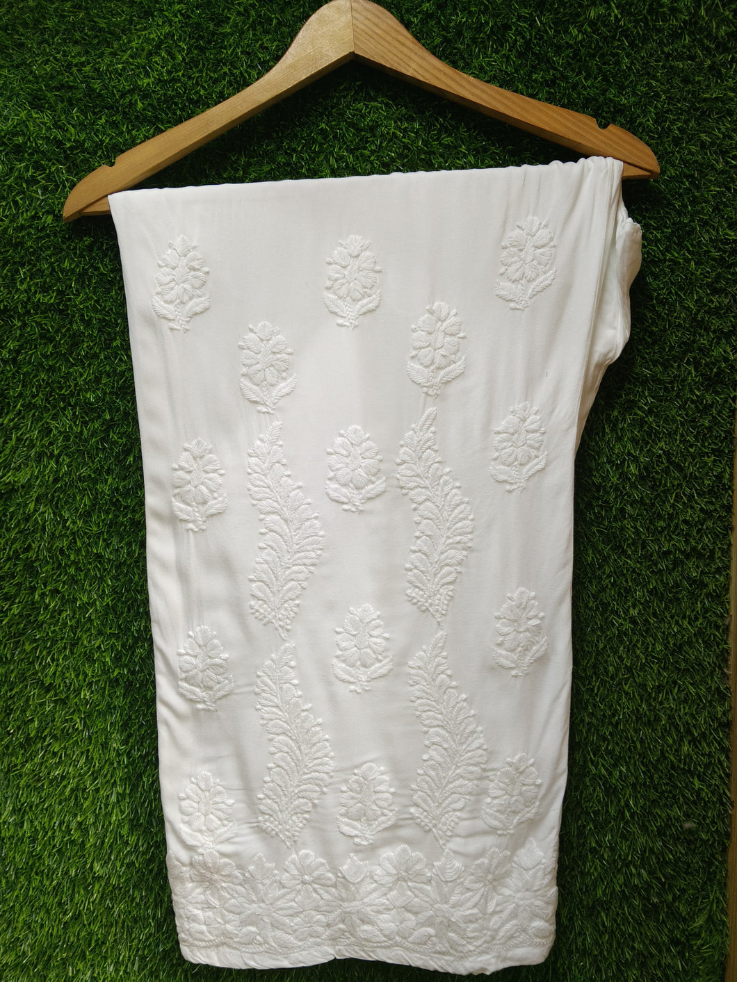 Chikankari White Plazzo