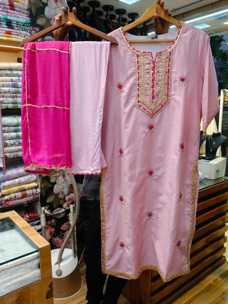 Chanderi Suit