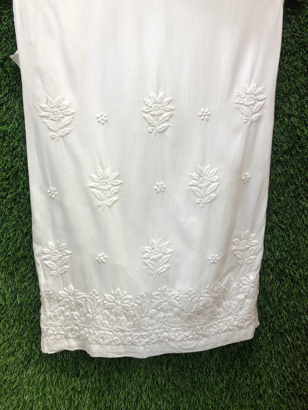 Chikankari White Plazzo
