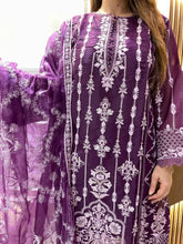 Load image into Gallery viewer, Organza Purple Dress
