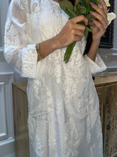 Load image into Gallery viewer, Chikankari Muslin Palazzo Set
