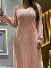 Load image into Gallery viewer, Chikankari Viscose Mukaish Work Kurti
