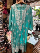 Load image into Gallery viewer, Chikankari Modal Kurti
