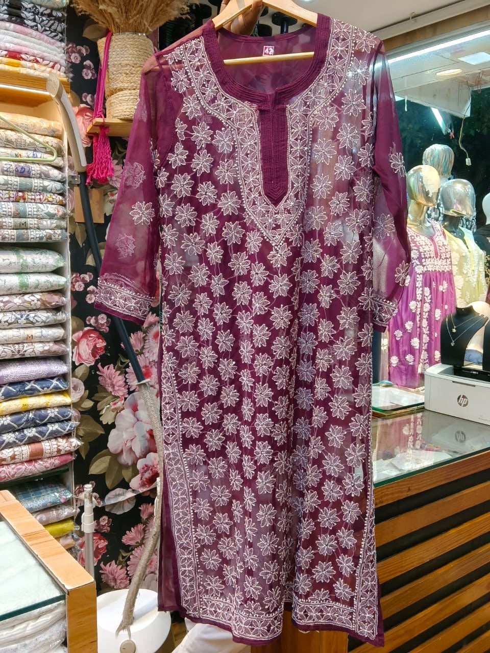 Chikankari Kurti