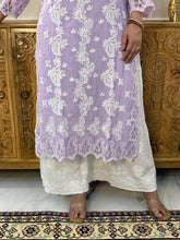 Load image into Gallery viewer, Chikankari Muslin Cutwork Kurta
