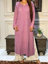 Load image into Gallery viewer, Chikankari Viscose Badla Kurti
