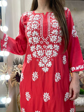 Load image into Gallery viewer, Red Kurti
