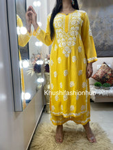 Load image into Gallery viewer, Yellow Pallazo Set
