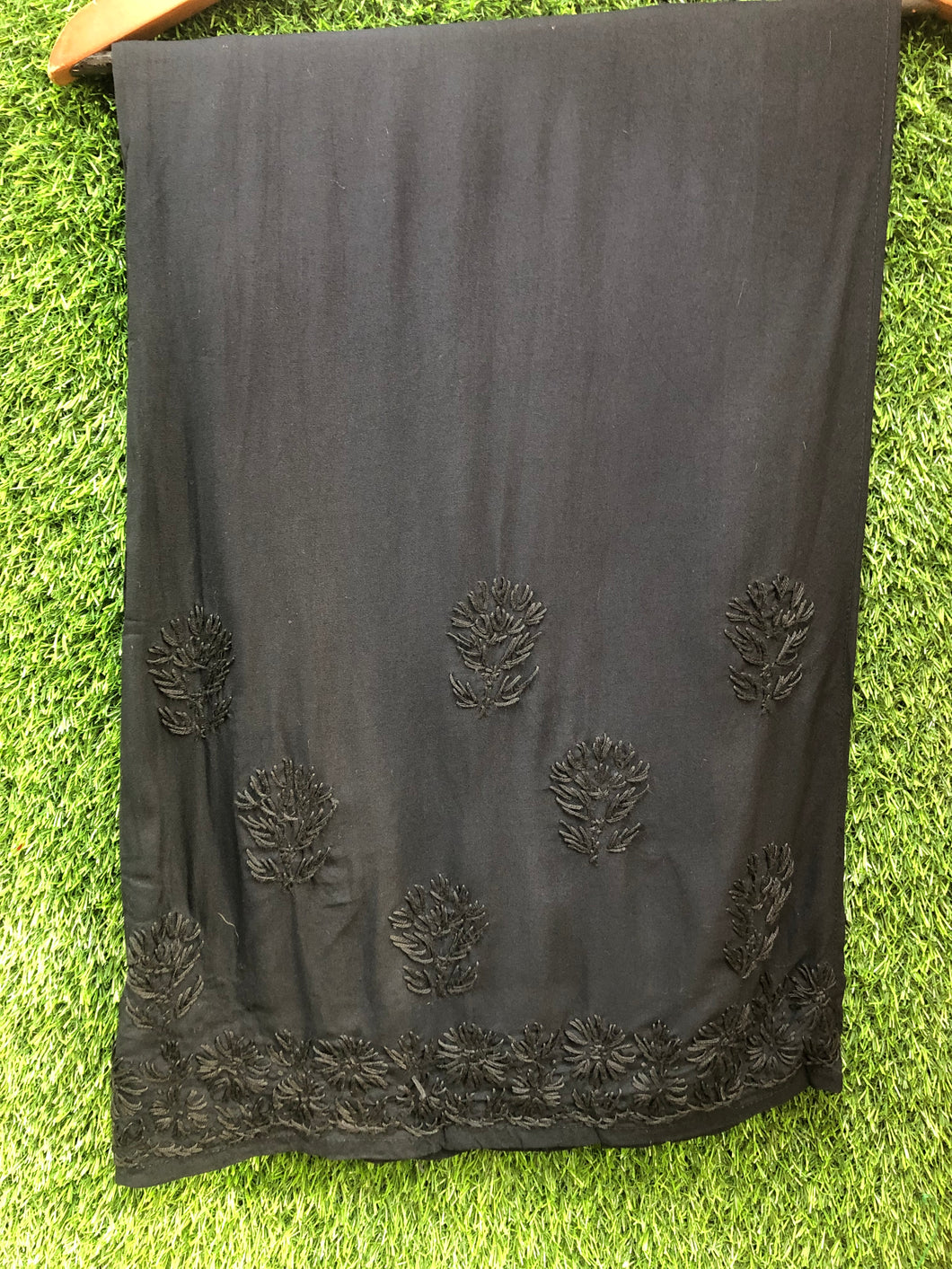 Chikankari Black Plazzo