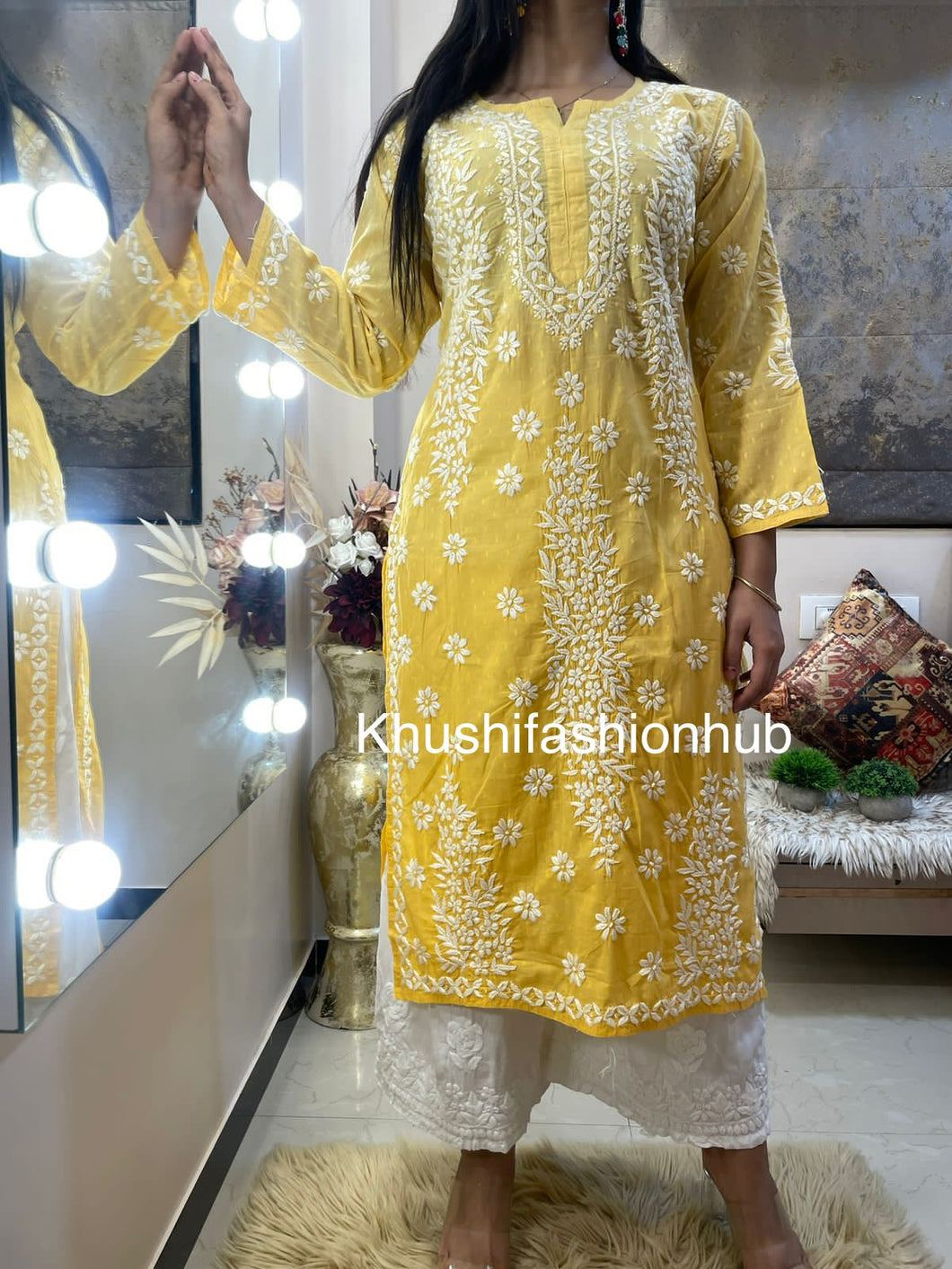 Yellow Kurti