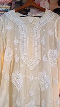 Load image into Gallery viewer, Chikankari Silk Crepe Pallazo Set

